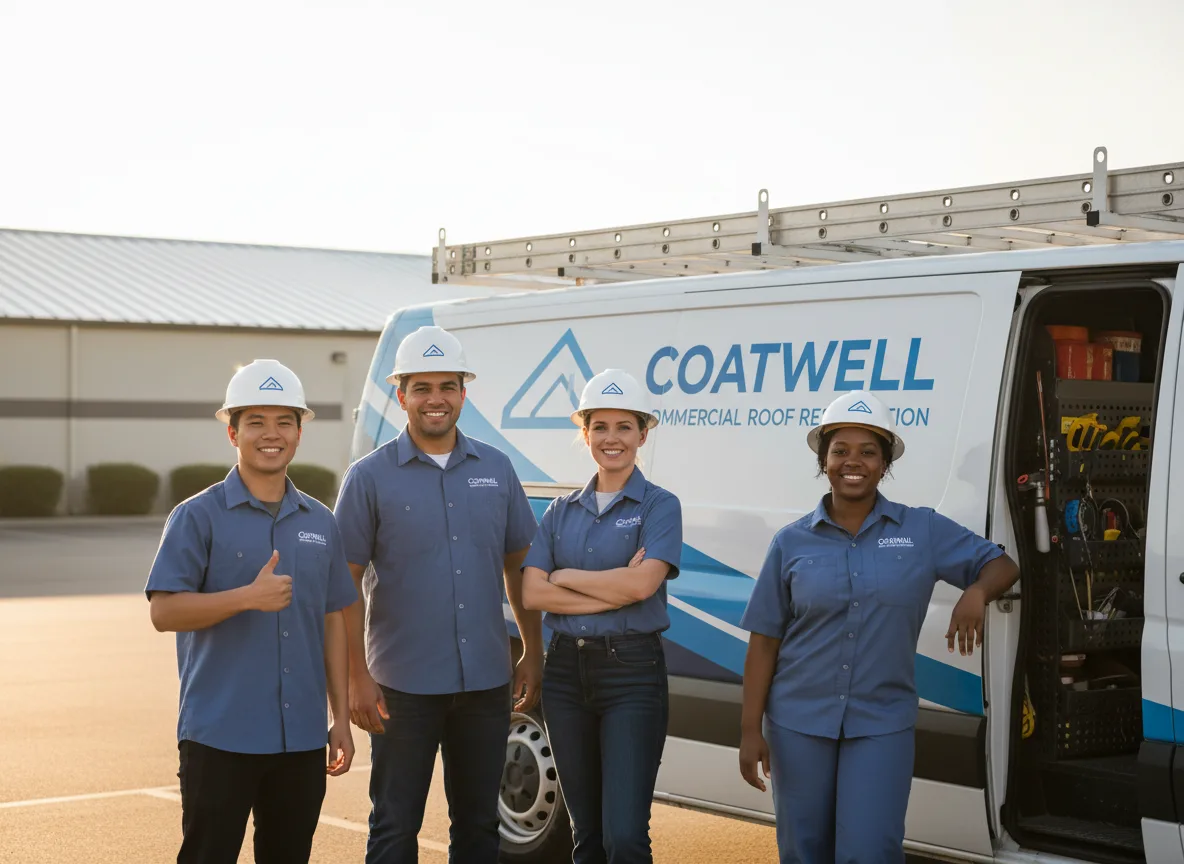 Commercial roof coating company in Windsor Locks, CT